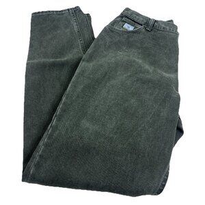 VTG Wrangler Sz 12 (Actual 28x31) Dark Green 100% Cotton USA Jeans EUC